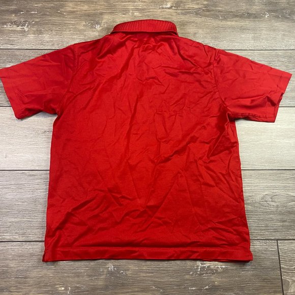 Nike Tiger Woods Collection Polo Red Medium M 2011 US Open Congressional - Picture 7 of 8